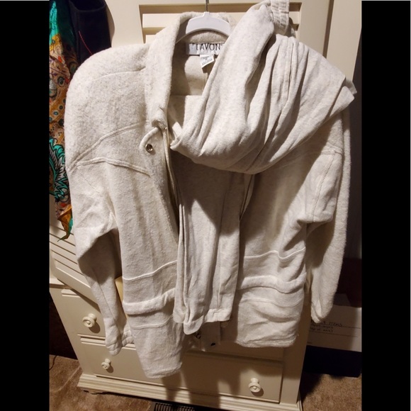 NWT Lavon heavy fleece set cream M - Picture 2 of 13
